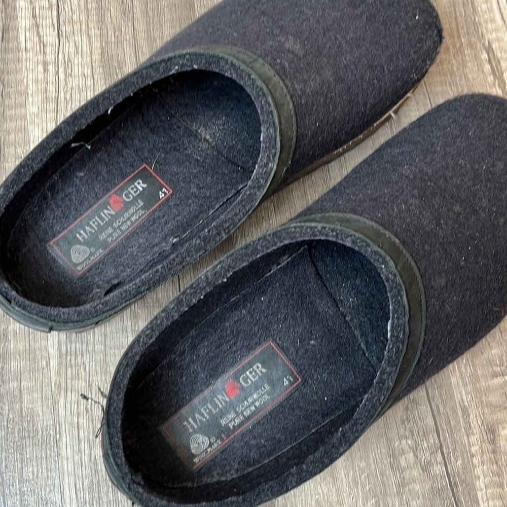 Halflinger Clogs German Grizzly Torben Charcoal Black size 41 - Picture 8 of 16
